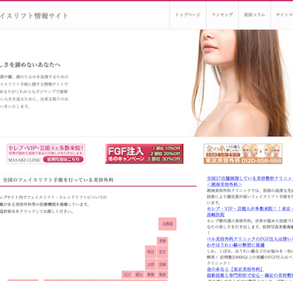 フェイスリフト情報サイト