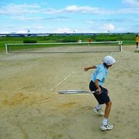 ジュニアソフトテニス　クレイソフトテニススポーツ少年団